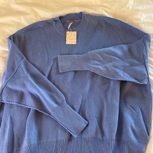 Free people periwinkle sweater size medium